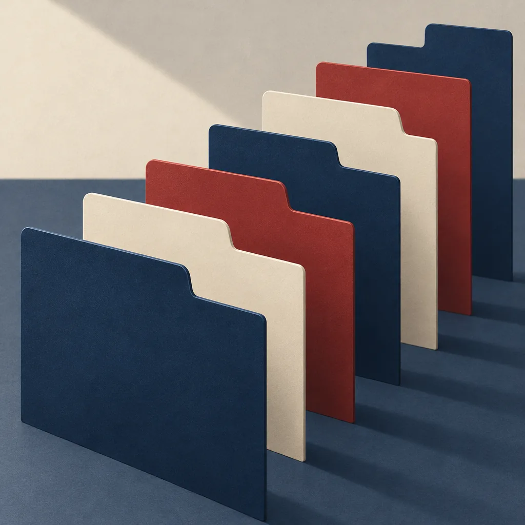 A row of annual ledger volumes on a shelf